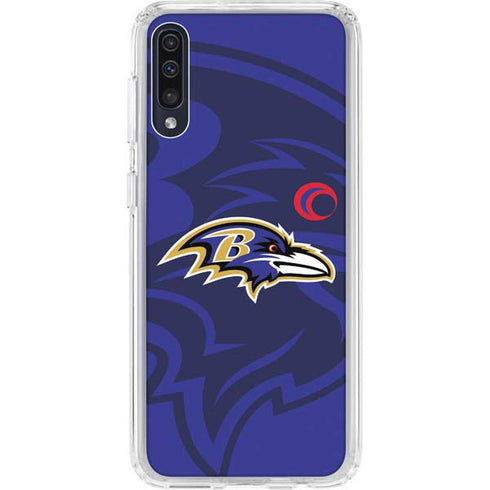 NFL Baltimore Ravens Double Vision Galaxy A50 Clear Case